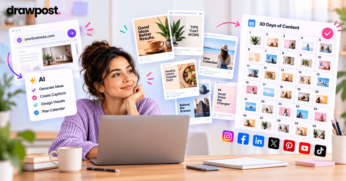 How to Generate 30 Days of Social Media Content in 30 Minutes With AI
